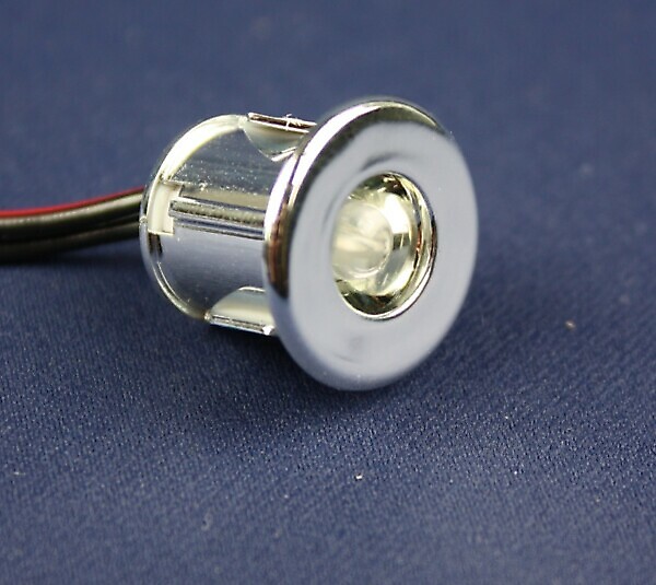 SPOT INC. SMALL ROUND CHROME BLUE