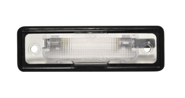 FLUSH-MOUNTED LICENSE PLATE LIGHT WITHOUT LH BULB