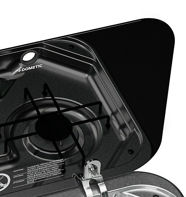 PI8022 2 BURNERS HOB WITH LID - Image 3