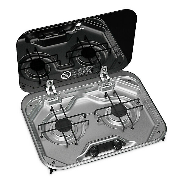 PI8022 2 BURNERS HOB WITH LID