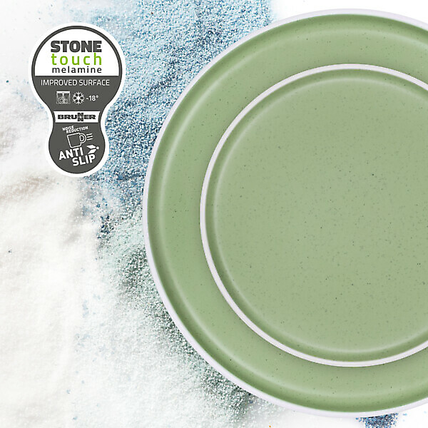 DOLOMIT GREEN BRUNNER DESSERT PLATE - Image 2