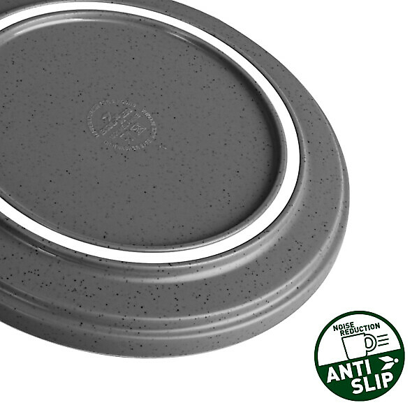 DOLOMIT GRAY BRUNNER DINNER PLATE - Image 4